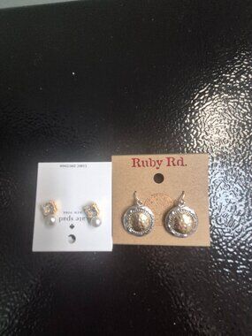 Katie spade and Ruby rd earrings